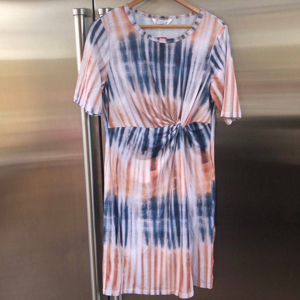 Pat Pat. Tie died short sleeve dress